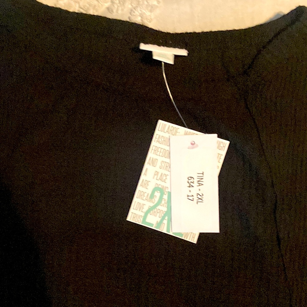 Lula Roe 2xl knit long sleeve top